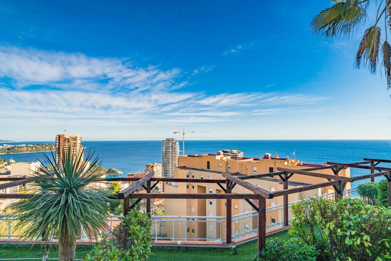 Frontiere Monaco, Terrasse, Vue Mer, Parking - Ab 博索莱伊 外观 照片