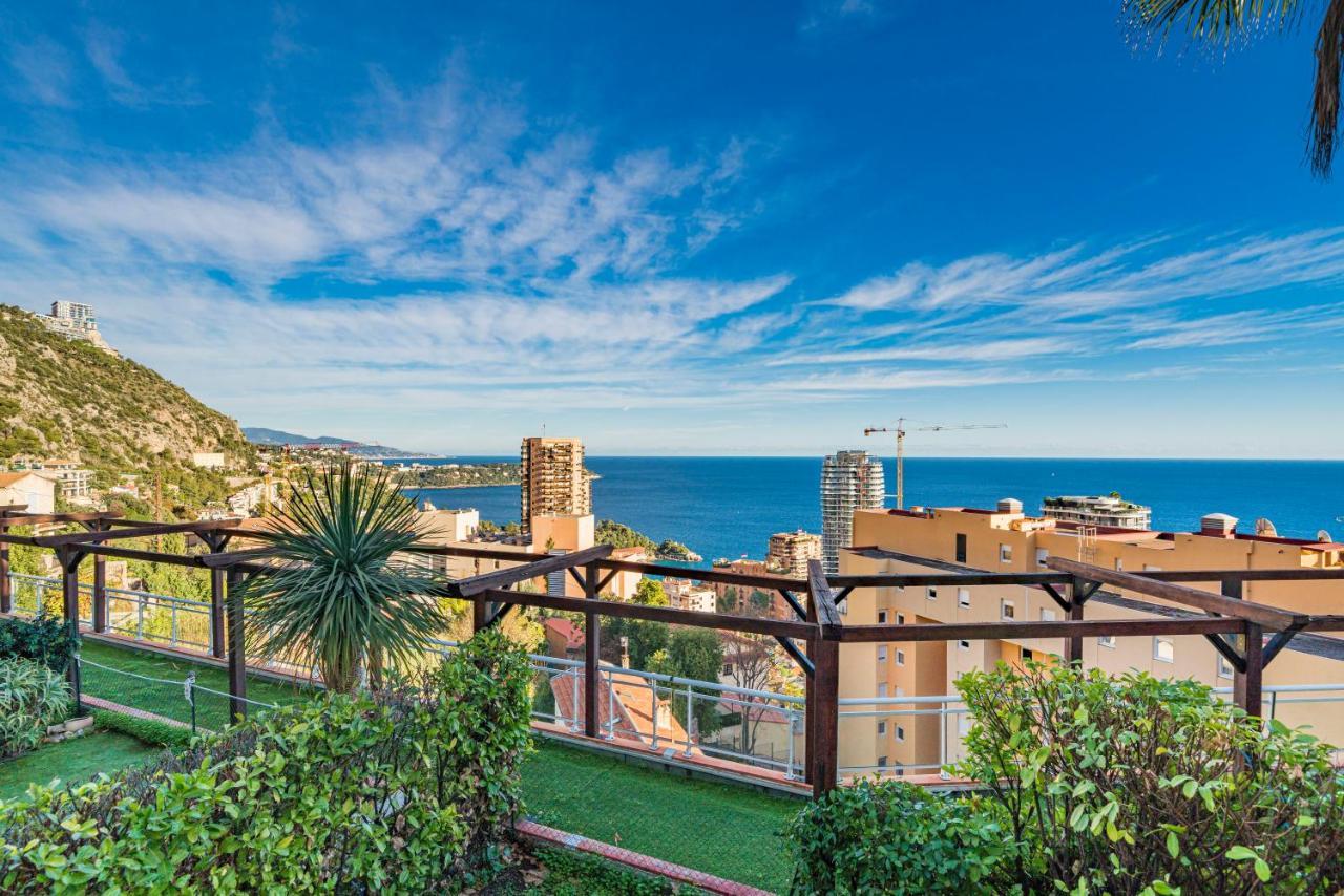 Frontiere Monaco, Terrasse, Vue Mer, Parking - Ab 博索莱伊 外观 照片